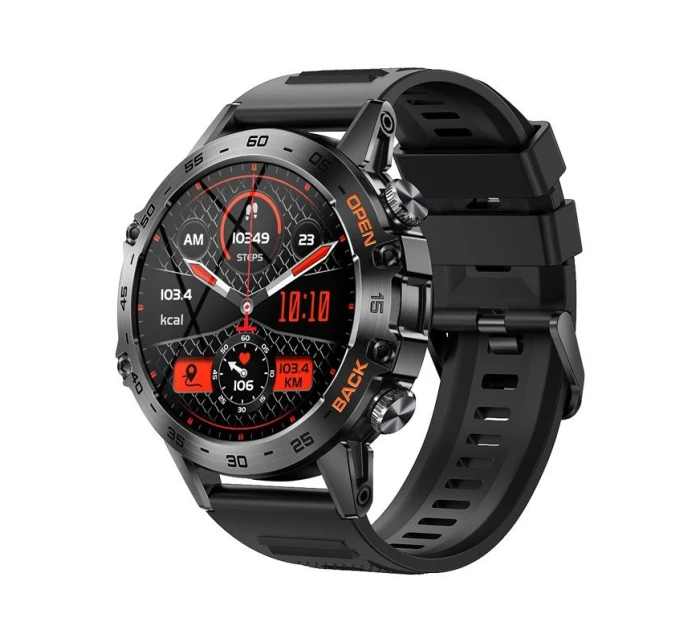 VELTORI VT120-1 Smartwatch Černý silikonový řemínek VELTORI VT120-1 Smartwatch Černý silikonový řemínek