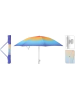 PLÁŽOVÝ SLUNEČNÍK ZAHRADNÍ 180CM DUHA