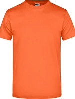 Daiber JN 02 Tričko z těžké bavlny 02.0002 dark orange