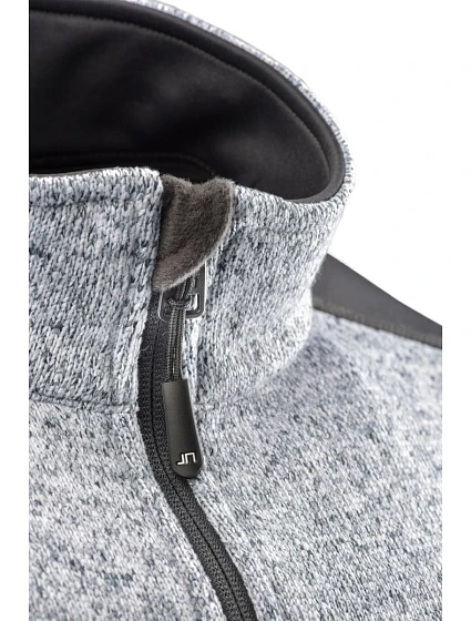 JN Pánská pracovní bunda pletený fleece Strong 02.0 carbon melange/black model 22492779 - Daiber