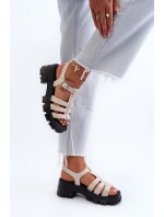 Dámské Sandály  Bežové model 21661721 - Zaxy