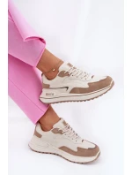 Dámské sneakers Big Star model 21692189 HIPOLY SYSTEM Béžové - Big Star Shoes