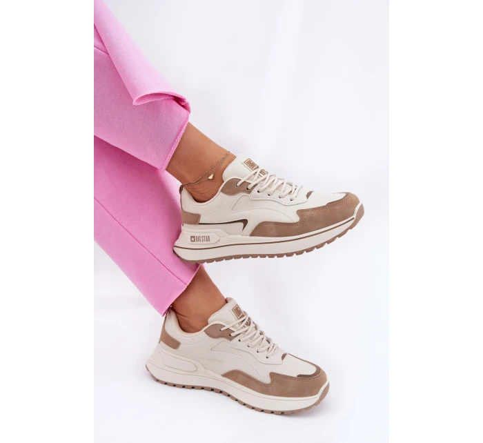 Dámské sneakers Big Star model 21692189 HIPOLY SYSTEM Béžové - Big Star Shoes