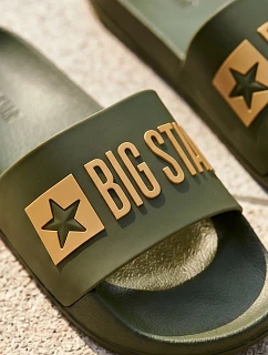 Pánské pantofle Big Star SS174360 zelené
