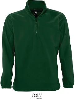 SOL'S Ness Fleecová mikina s 1/2 zipem green model 22521533