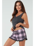 Italská móda Kayo sz.r. kr.sp. barva:grafit/tisk