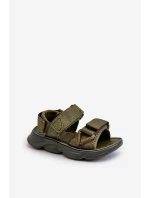 Dětské sandálky se suchými zipy zelené Orretta Dětské sandálky se suchými zipy zelené Orretta