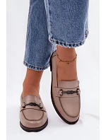 Dámské kožené  Béžové model 22100052 - VINCEZA