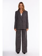 M929 Double-breasted tweed jacket - black M929 Double-breasted tweed jacket - black