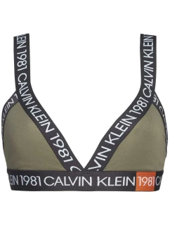 Podprsenka bez kostice QF5447E-7GV khaki - Calvin Klein