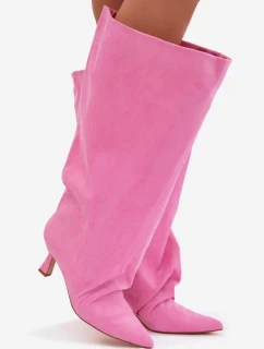 Kozačky na podpatku  model 225193 Step in style