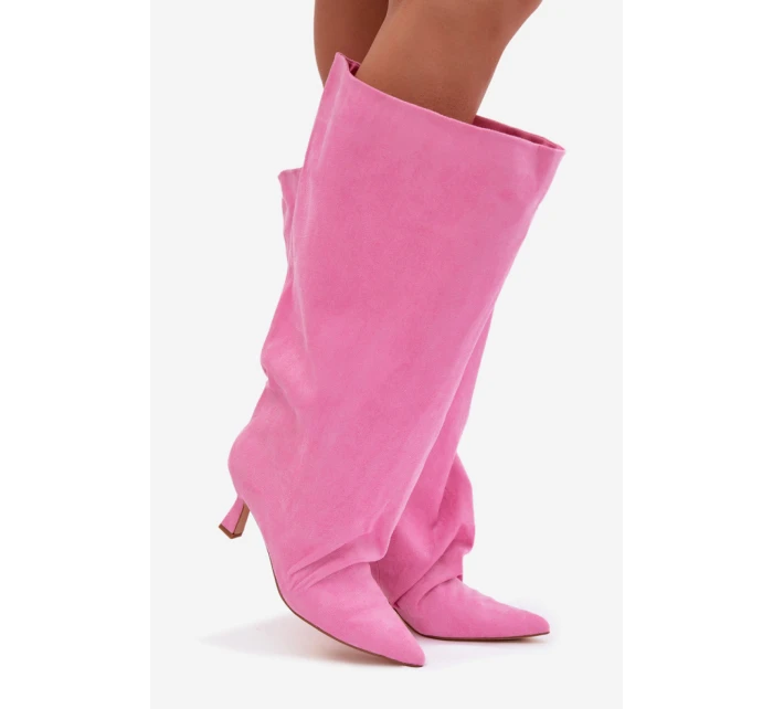 Kozačky na podpatku  model 225193 Step in style