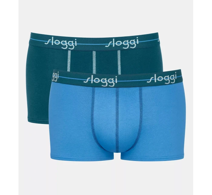 Pánské boxerky Start Hipster C2P box - UNKNOWN - tyrkysové V017 - SLOGGI Pánské boxerky Start Hipster C2P box - UNKNOWN - tyrkysové V017 - SLOGGI