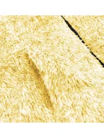 Žlutá melanžová plyšová dámská mikina model 17691540 - J.STYLE