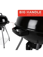 KULOVÝ ZAHRADNÍ GRIL REX STEEL 46CM S POPELNÍKEM