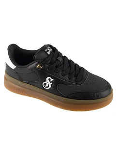 Tenisky Skechers Duraleather Lace Up Snoop Cupsole 251200-BKW, černé, velikost 40