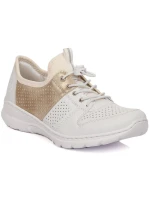 Pohodlná polobotka W model 22033528 bílá - Rieker