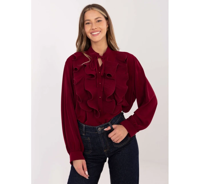 Koszula IT KS model 21786350 bordowy - FPrice