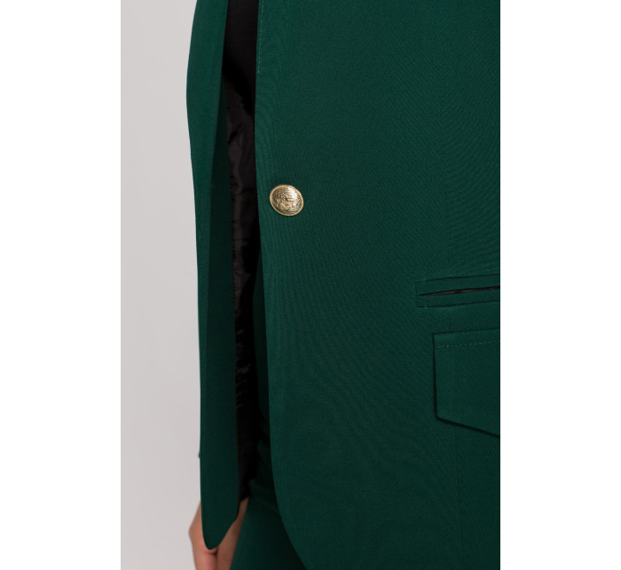 Dámské sako K141 tmavě zelené - Makover