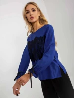 Dámská halenka model 20847149 Královská modř s černou - FPrice