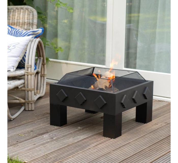 Zahradní ohniště Ohnivá mísa Kvadrat FB.022