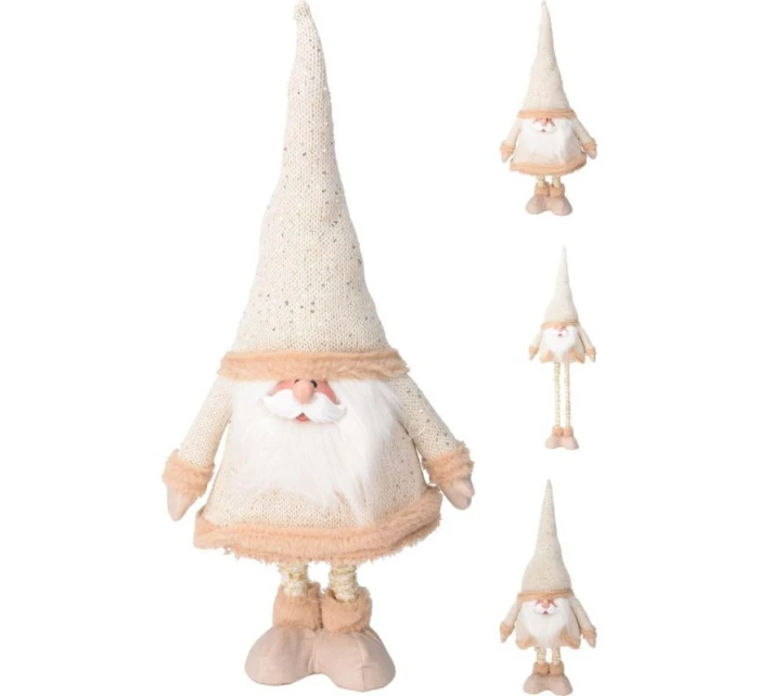 ZLATÝ MEDVĚD NA TELESKOPICKÝCH NOHÁCH 30X18X100CM ZLATÝ