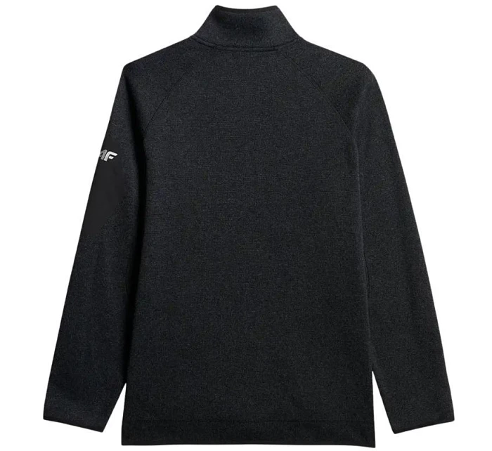 Pánský fleece 4F deep black melange 4FWSS26TFLE model 22088187 - Hikvision Pánský fleece 4F deep black melange 4FWSS26TFLE model 22088187 - Hikvision