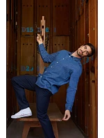NEOBLU Bennett Men Denim košile 24.4796 brut denim NEOBLU Bennett Men Denim košile 24.4796 brut denim