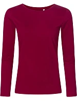Dámské tričko s dlouhým rukávem X.O 40. berry model 22515510 - Promodoro Dámské tričko s dlouhým rukávem X.O 40. berry model 22515510 - Promodoro