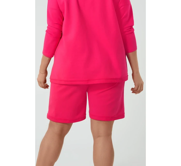 Italská móda Madri krep barva: fuchsiová