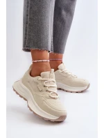 Dámské Tenisky HI-POLY SYSTEM Big Star NN274A105 Bežové Dámské Tenisky HI-POLY SYSTEM Big Star NN274A105 Bežové