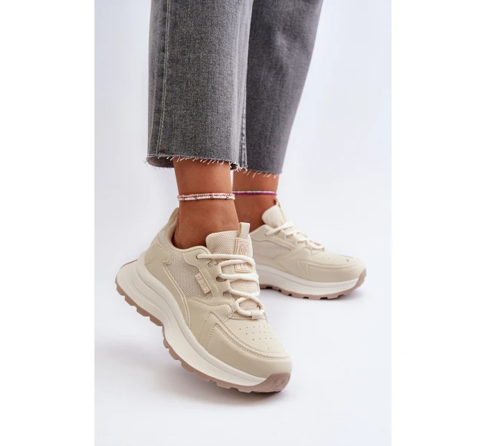 Dámské Tenisky HI-POLY SYSTEM Big Star NN274A105 Bežové Dámské Tenisky HI-POLY SYSTEM Big Star NN274A105 Bežové