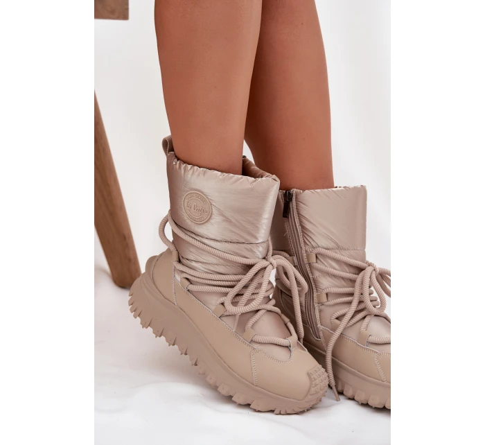 Kožené sněhule na platformě model 21728499 - Lee Cooper