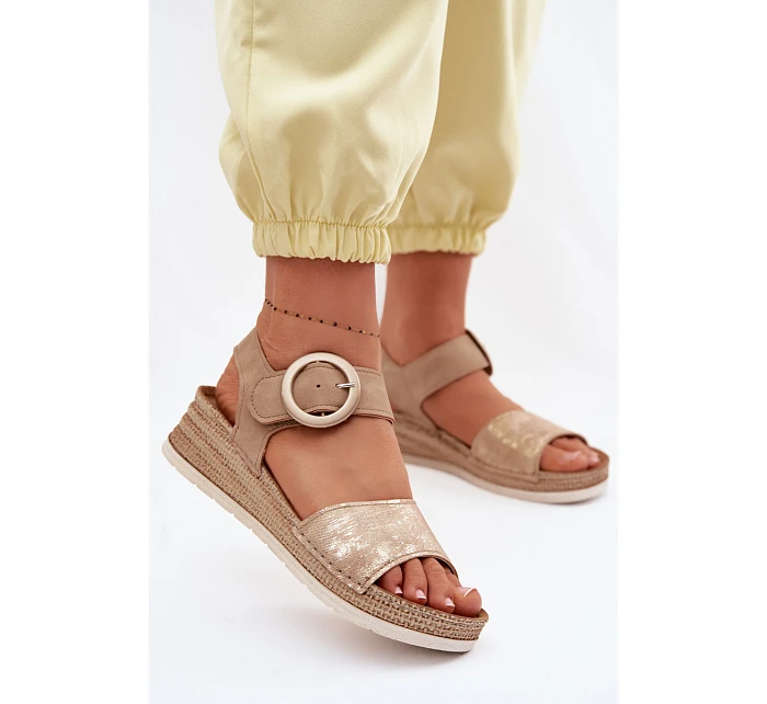 Dámské sandály Inblu RV000013 světle hnědé