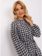LK SK 509516 šaty.04 bílá a černá