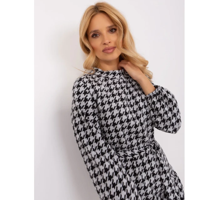 LK SK 509516 šaty.04 bílá a černá