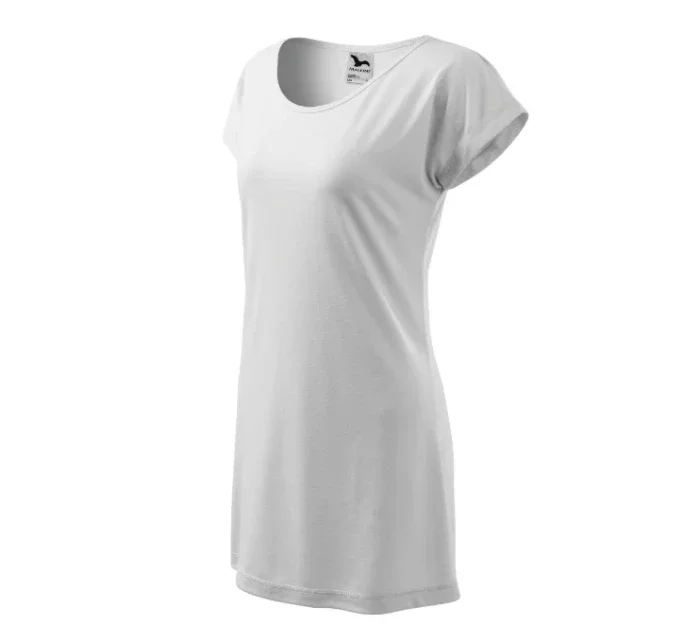 Love tričko/šaty dámské bílá