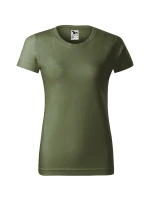 Basic tričko dámské khaki Basic tričko dámské khaki