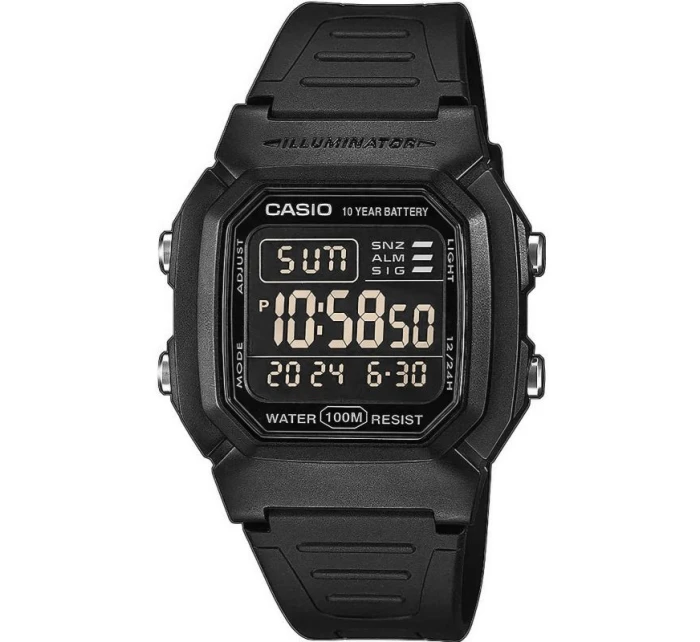 Pánské hodinky CASIO W-800H-1BVES + krabice Pánské hodinky CASIO W-800H-1BVES + krabice