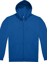 B&C ID.224 Zip Hood Unisex mikina s kapucí 01.I224 royal blue