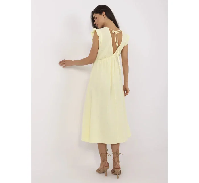 Sukienka MI SK model 21133008 jasny żółty - FPrice