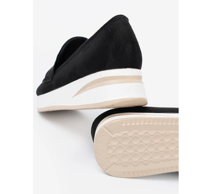 Trendy mokasíny černé dámské platforma Trendy mokasíny černé dámské platforma