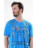 Pánská noční košile s krátkým rukávem model 17843964 - Vienetta MAN Pánská noční košile s krátkým rukávem model 17843964 - Vienetta MAN