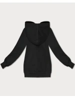 Černá volná klokaní mikina s kapucí S'West (B-11#)