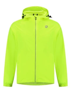 Rogelli unisex bunda do deště CORE fluor M
