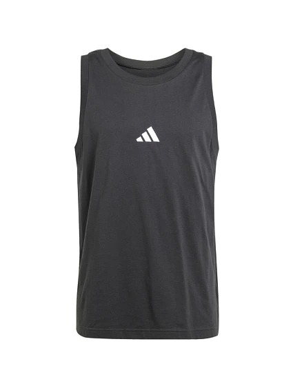 Koszulka męska Essentials Small Logo Tank czarna model 22249484 pánské - ADIDAS Koszulka męska Essentials Small Logo Tank czarna model 22249484 pánské - ADIDAS