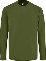 SOL'S Imperial LSL Men Pánské tričko s dlouhým rukávem 25.2074 dark khaki