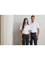 Premier PR 346 Popelínová elastická halenka s kr. rukávem 39.0346 black