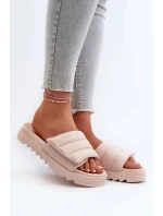 Dámské Žabky Na Platformě Big Star model 21660805 Beige - Big Star Shoes