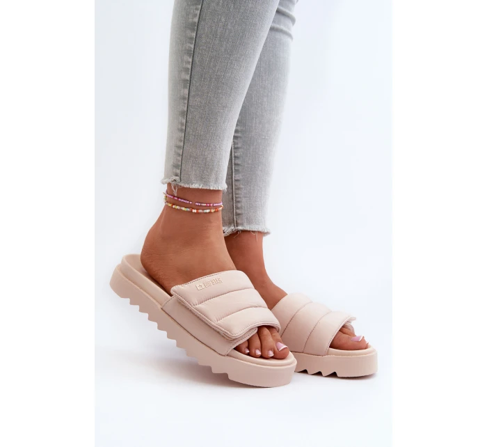 Dámské Žabky Na Platformě Big Star model 21660805 Beige - Big Star Shoes